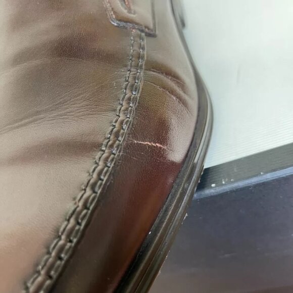 Magnanni Linea Merino 16923 Brown Leather Loafer Dress Shoes Slip On Men's 7 M - Picture 11 of 12